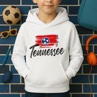 Tennessee Flag Tennessean Tennessee Flag State Pride Kids Hoodie thumb 2