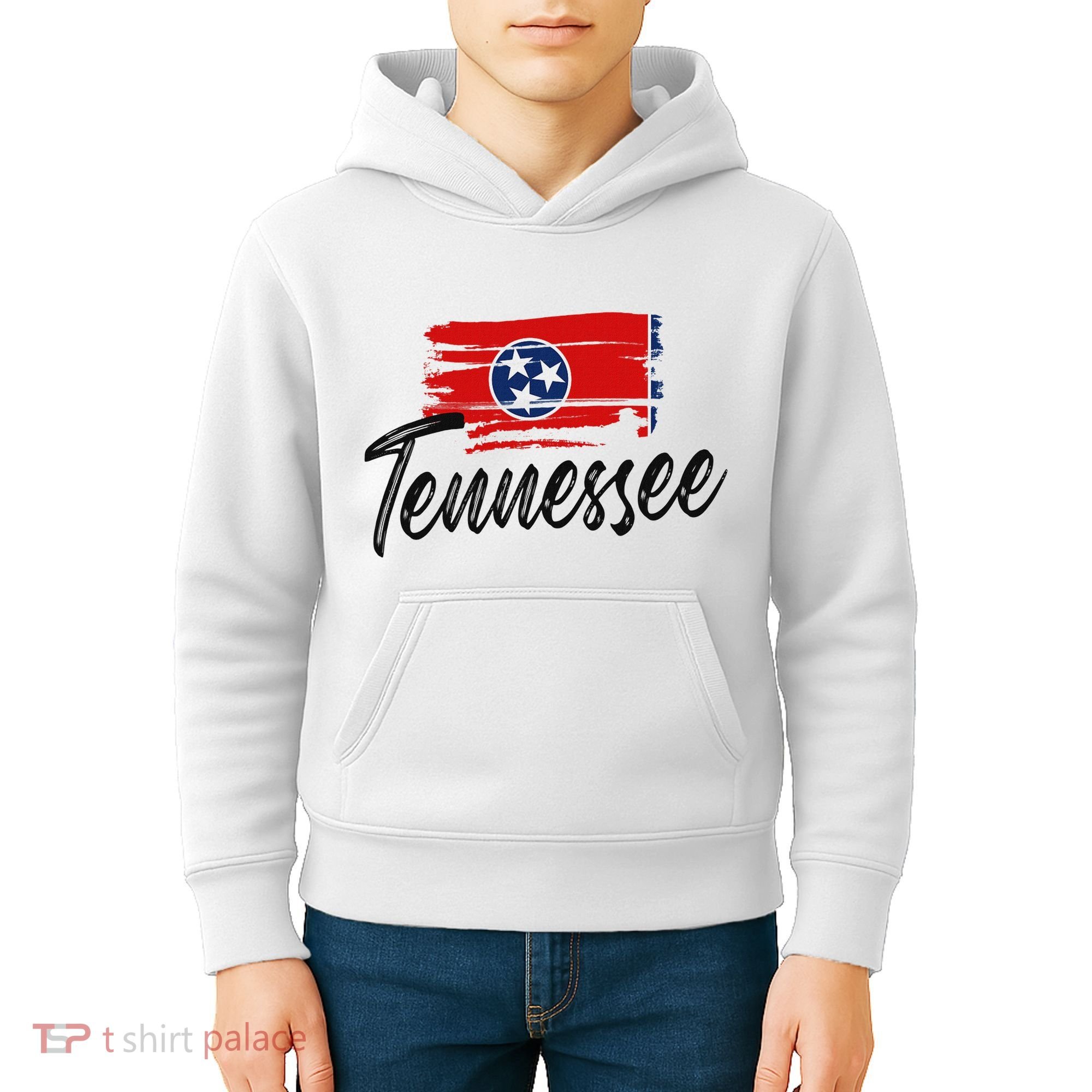 Tennessee Flag Tennessean Tennessee Flag State Pride Kids Hoodie