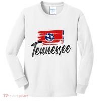 Tennessee Flag Tennessean Tennessee Flag State Pride Kids Long Sleeve Shirt thumb 0