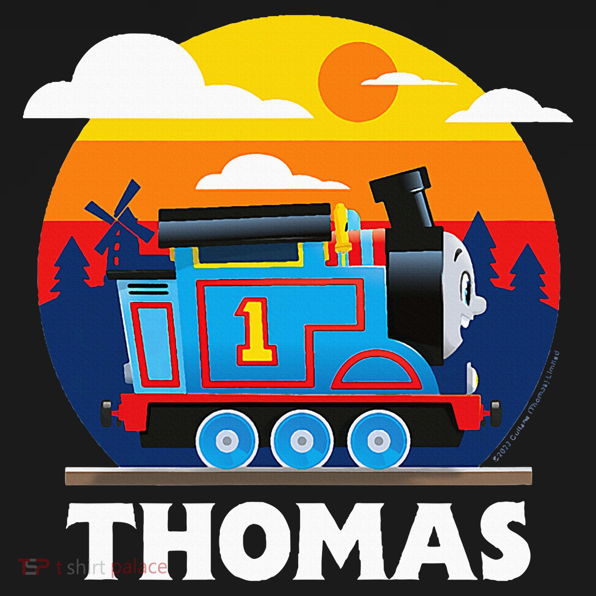 Thomas & Friends Thomas Round Sunset Sweatshirt