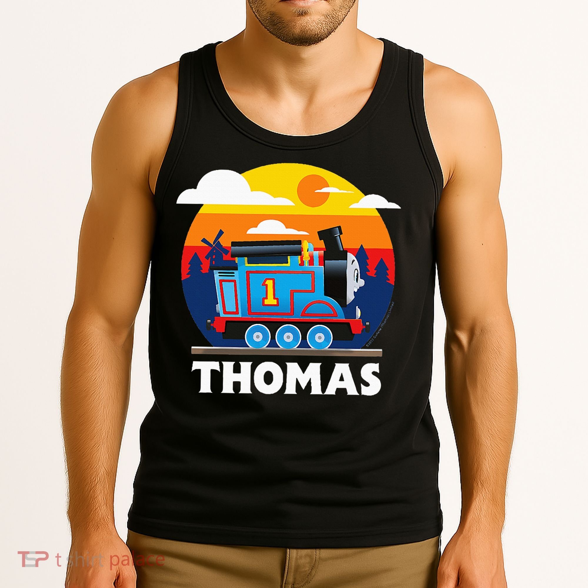 Thomas & Friends Thomas Round Sunset Tank Top