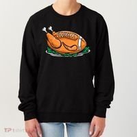 Turkey Football Thanksgiving Dinner Women's Sweatshirt thumb 0