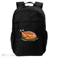 Turkey Football Thanksgiving Dinner Backpack thumb 0