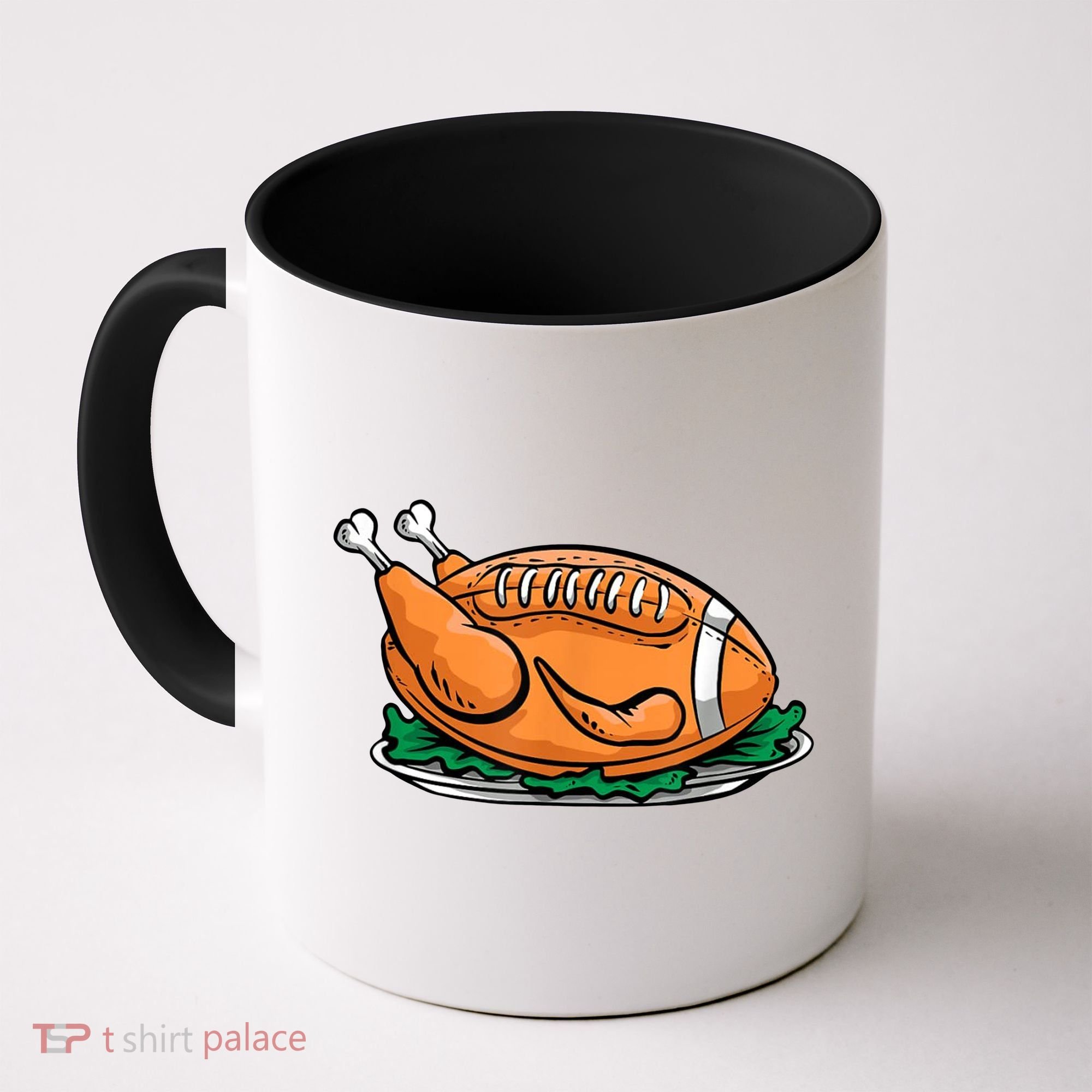 Turkey Football Thanksgiving Dinner Coffee Mug