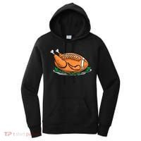 Turkey Football Thanksgiving Dinner Women's Hoodie thumb 0