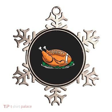 Turkey Football Thanksgiving Dinner Ornament