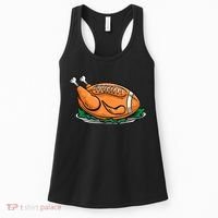 Turkey Football Thanksgiving Dinner Women's Tank Top thumb 0