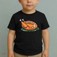 Turkey Football Thanksgiving Dinner Toddler T-Shirt thumb 2