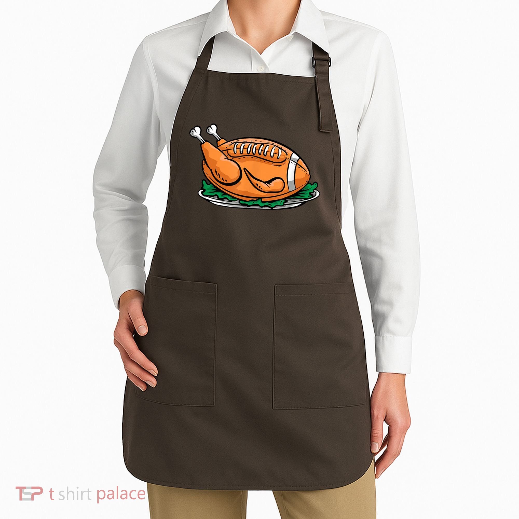 Turkey Football Thanksgiving Dinner Apron