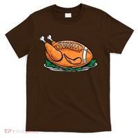 Turkey Football Thanksgiving Dinner T-Shirt thumb 0