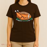 Turkey Football Thanksgiving Dinner T-Shirt thumb 4