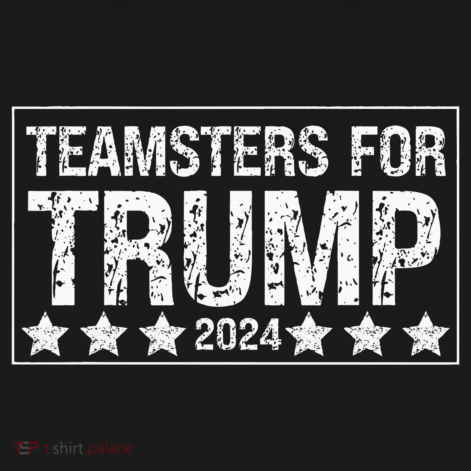 Teamsters For Trump 2024 USA-Made Doggie Bandana