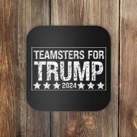 Teamsters For Trump 2024 Coaster thumb 0
