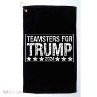 Teamsters For Trump 2024 Golf Towel thumb 0
