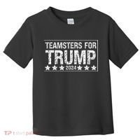 Teamsters For Trump 2024 Toddler T-Shirt thumb 0