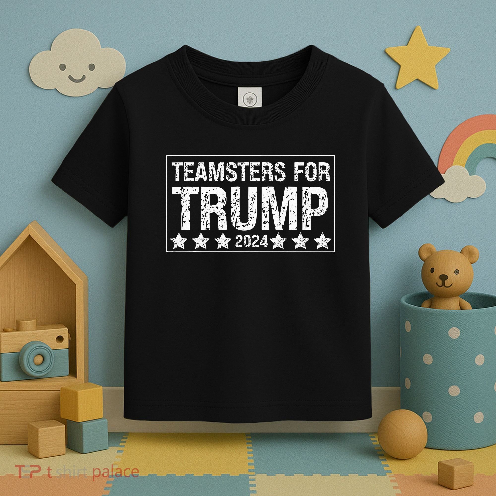 Teamsters For Trump 2024 Toddler T-Shirt