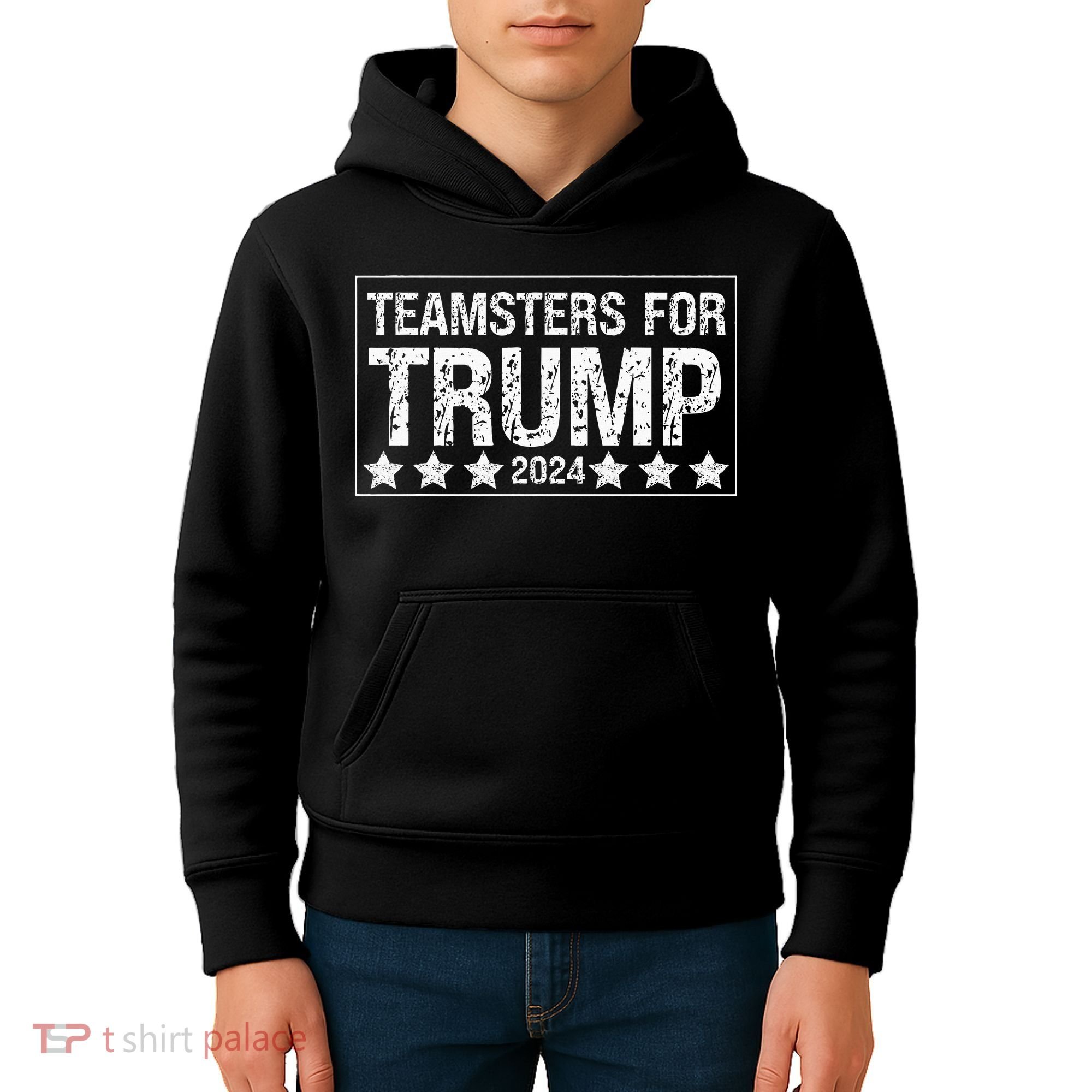 Teamsters For Trump 2024 Kids Hoodie