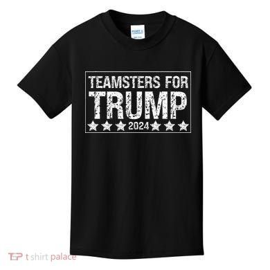 Teamsters For Trump 2024 Kids T-Shirt