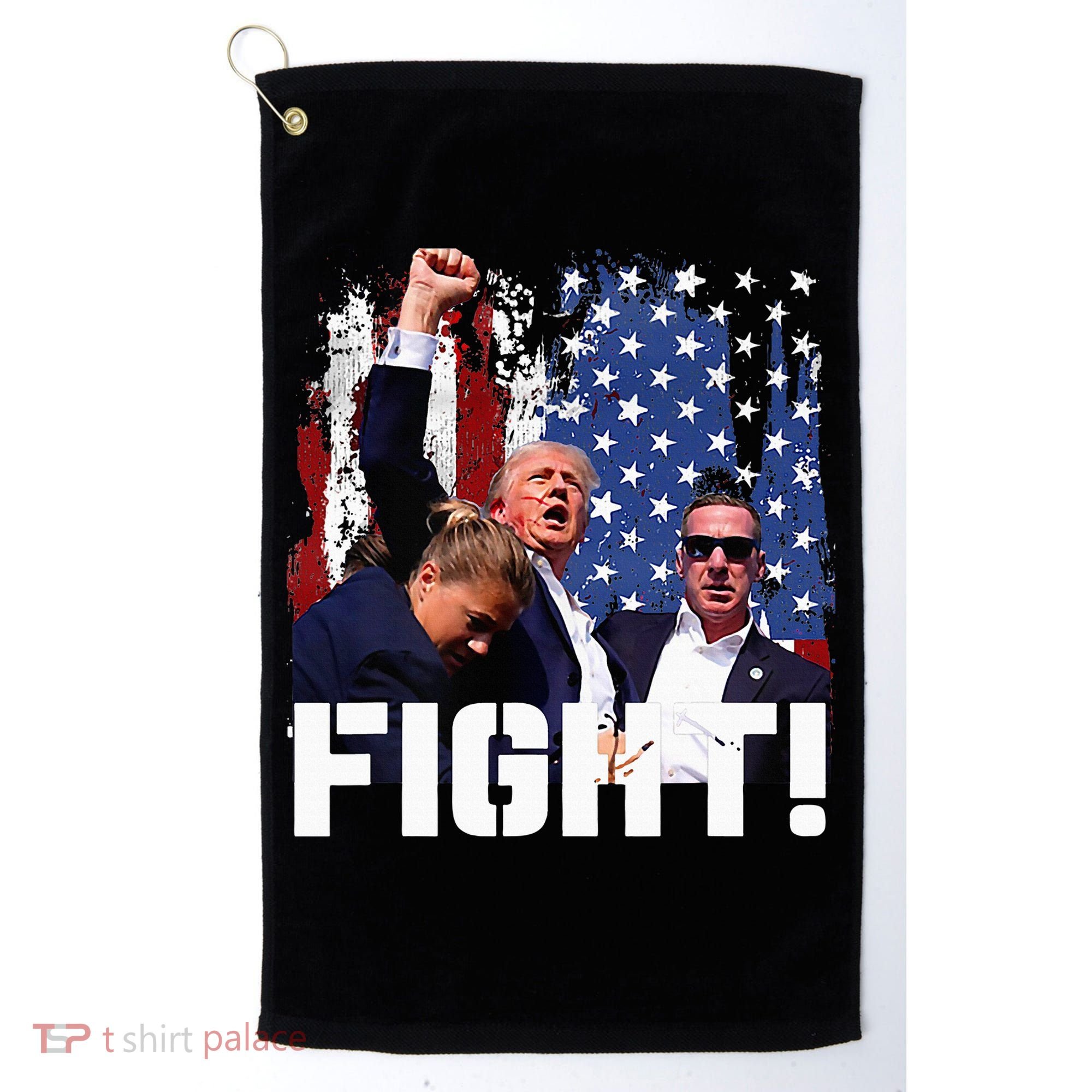 Trump Fight Golf Towel