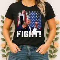Trump Fight Women's T-Shirt thumb 2