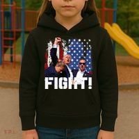 Trump Fight Kids Hoodie thumb 3