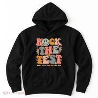 Testing For Teachers Test Day Teacher Rock The Test Hoodie thumb 0