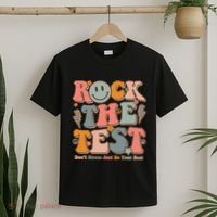 Testing For Teachers Test Day Teacher Rock The Test T-Shirt thumb 2