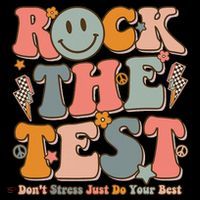 Testing For Teachers Test Day Teacher Rock The Test Women's Hoodie thumb 2