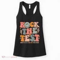 Testing For Teachers Test Day Teacher Rock The Test Women's Tank Top thumb 0