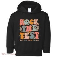 Testing For Teachers Test Day Teacher Rock The Test Toddler Hoodie thumb 0