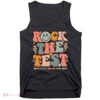 Testing For Teachers Test Day Teacher Rock The Test Tank Top thumb 0
