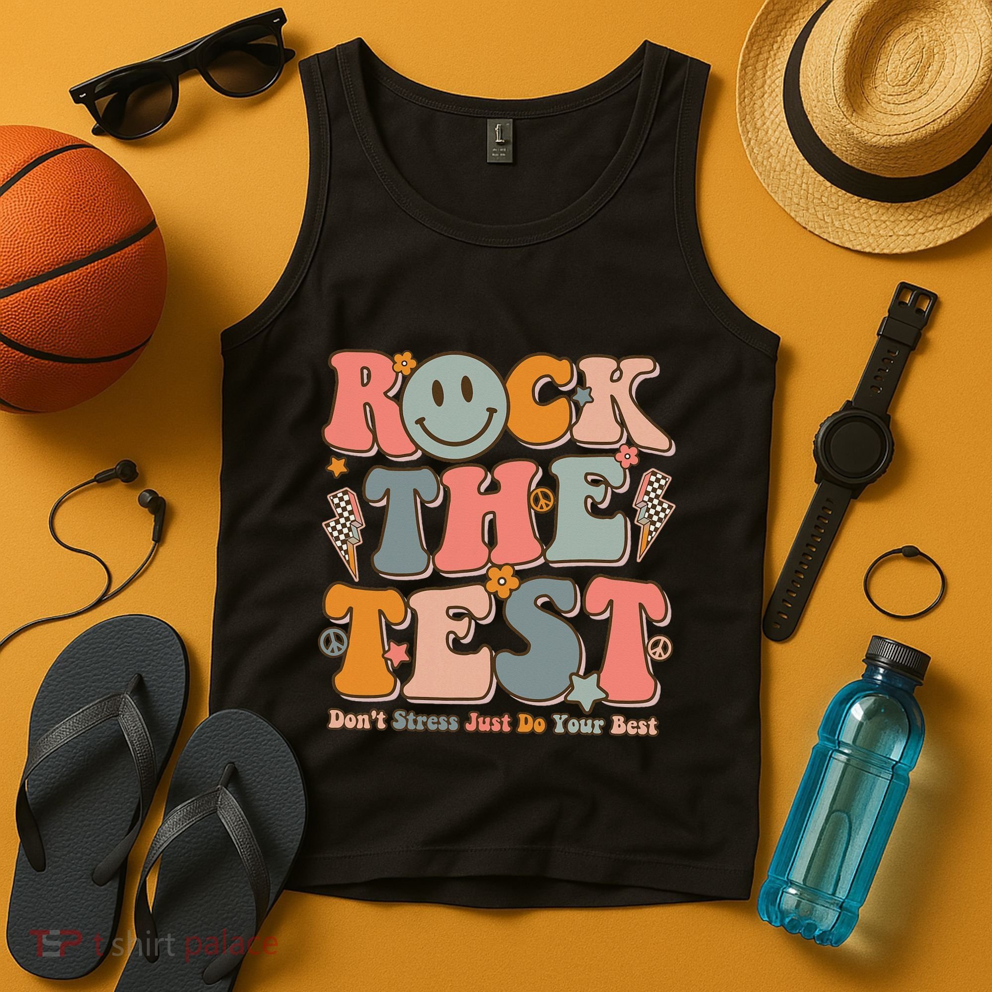Testing For Teachers Test Day Teacher Rock The Test Tank Top