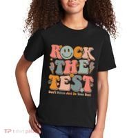 Testing For Teachers Test Day Teacher Rock The Test Kids T-Shirt thumb 2