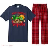 Today's Forecast Tacos With A Chance Of Tequila Funny Taco Pajama Set thumb 0