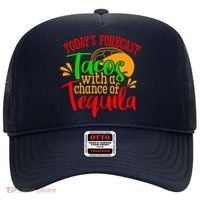 Today's Forecast Tacos With A Chance Of Tequila Funny Taco Hat thumb 0