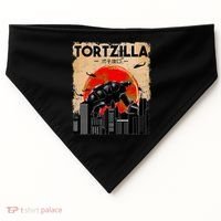 Tortoise Funny Turtle animal lover USA-Made Doggie Bandana thumb 0