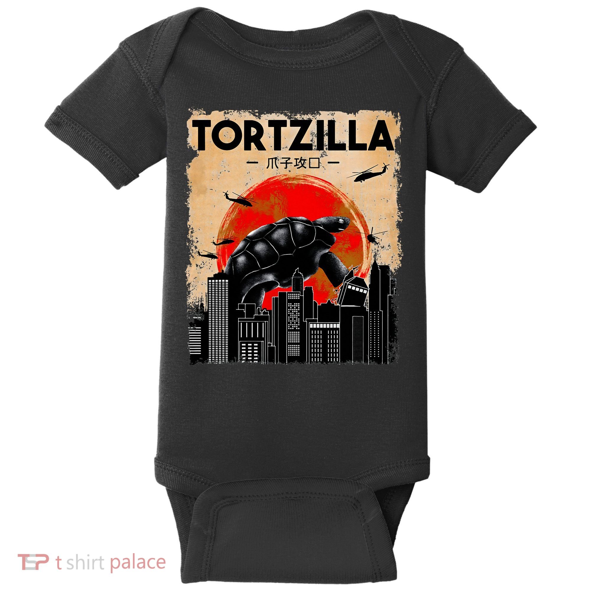 Tortoise Funny Turtle animal lover Baby Bodysuit