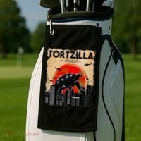 Tortoise Funny Turtle animal lover Golf Towel thumb 2