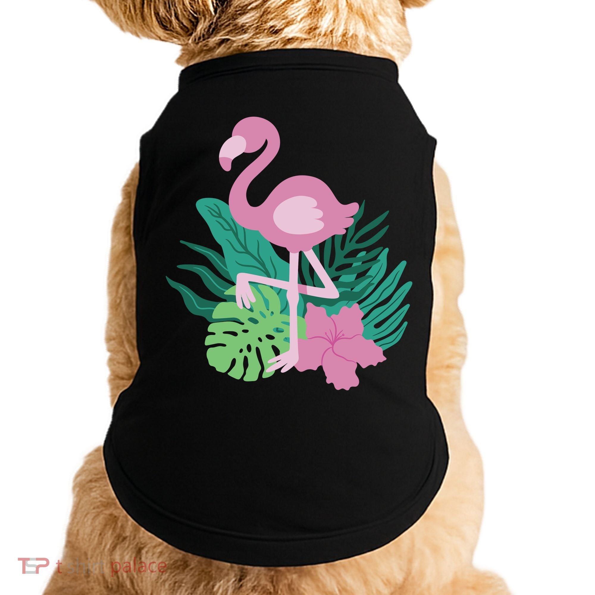 Tropical Flamingo Doggie Tank