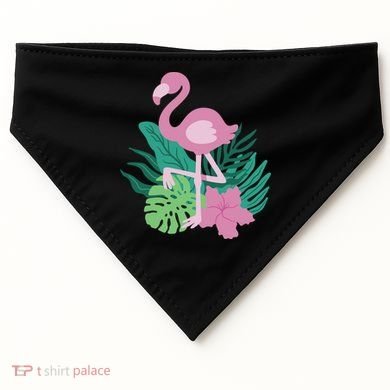 Tropical Flamingo USA-Made Doggie Bandana