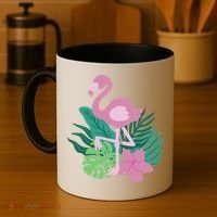 Tropical Flamingo Coffee Mug thumb 4