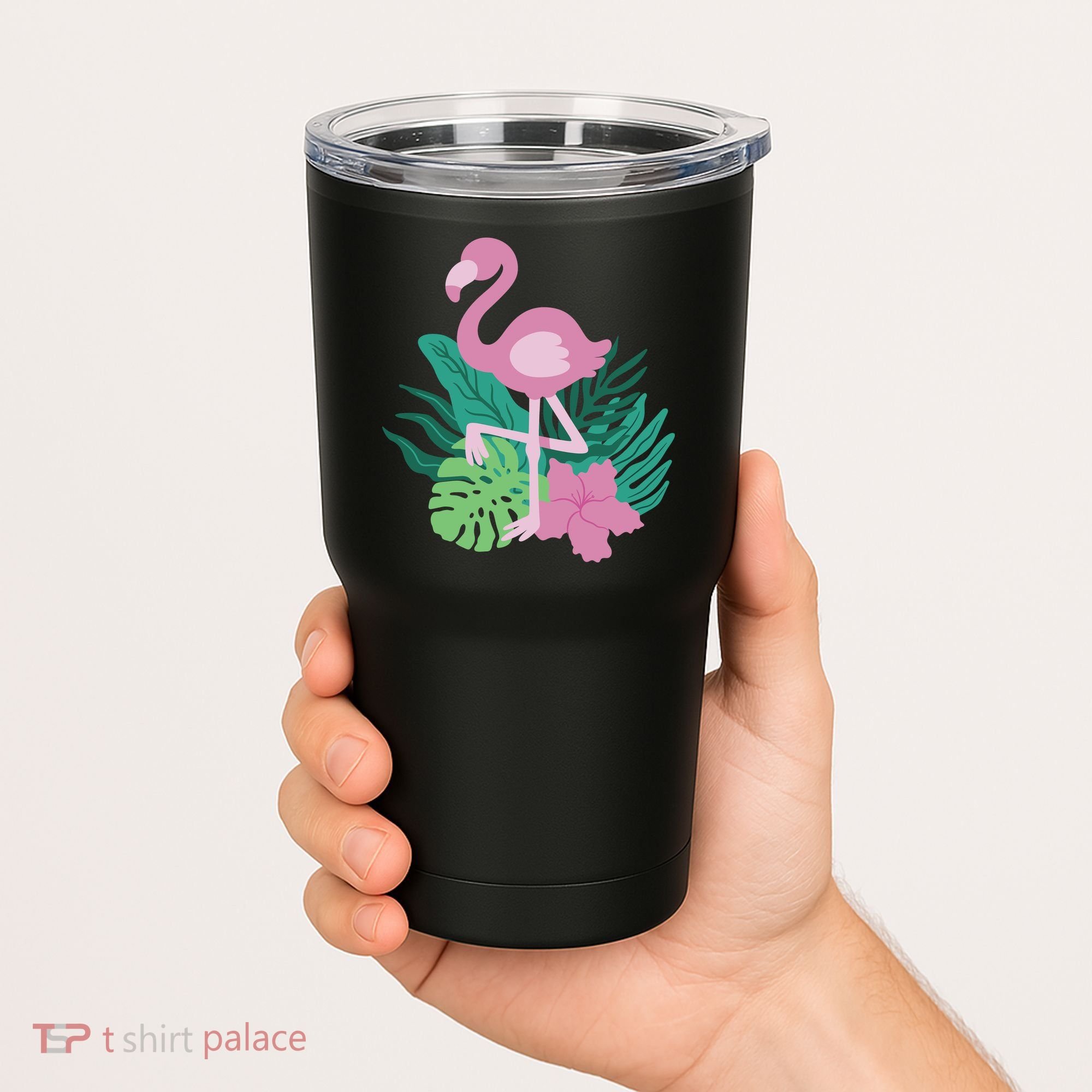 Tropical Flamingo Tumbler