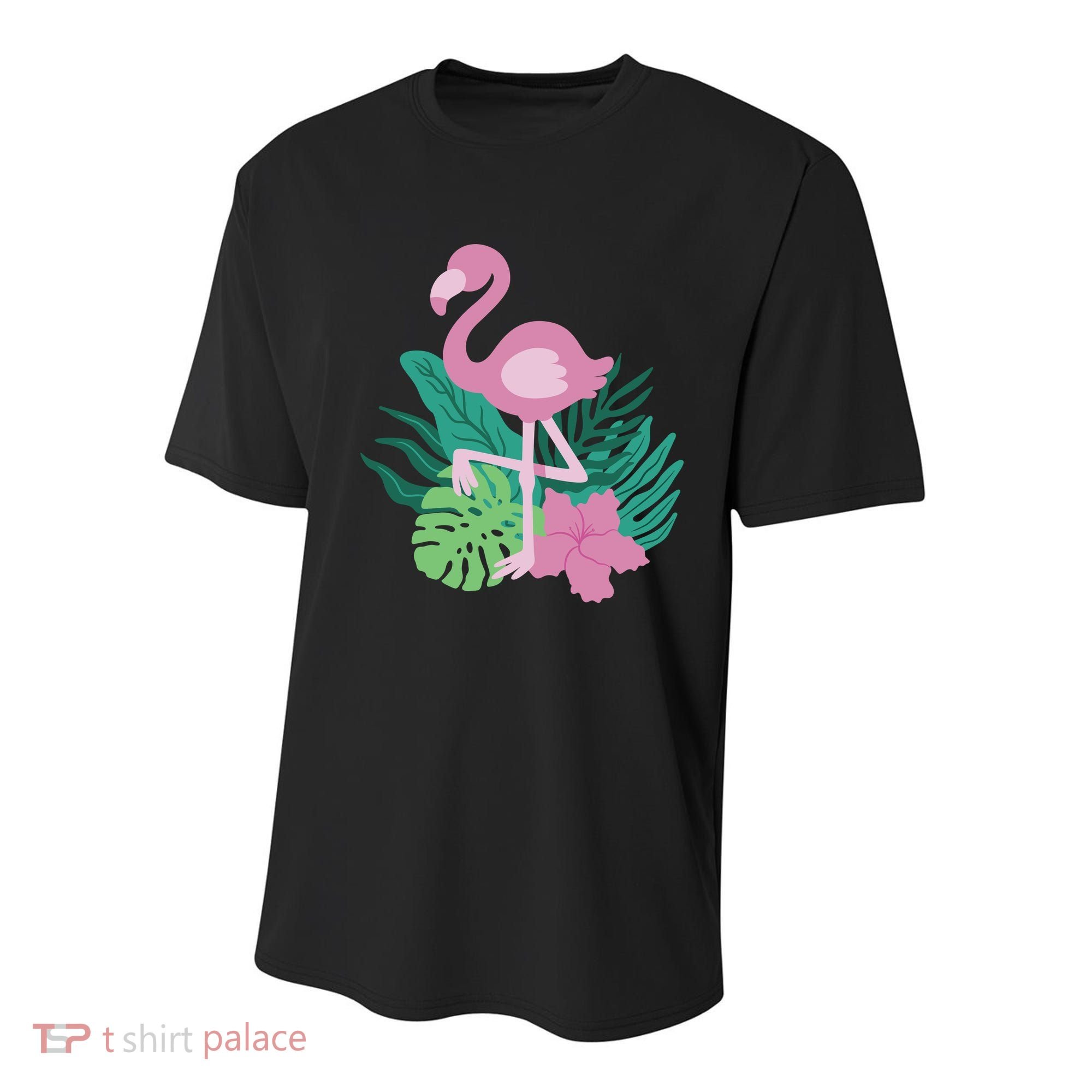 Tropical Flamingo Youth Performance Sprint T-Shirt