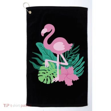 Tropical Flamingo Golf Towel