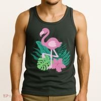 Tropical Flamingo Tank Top thumb 3