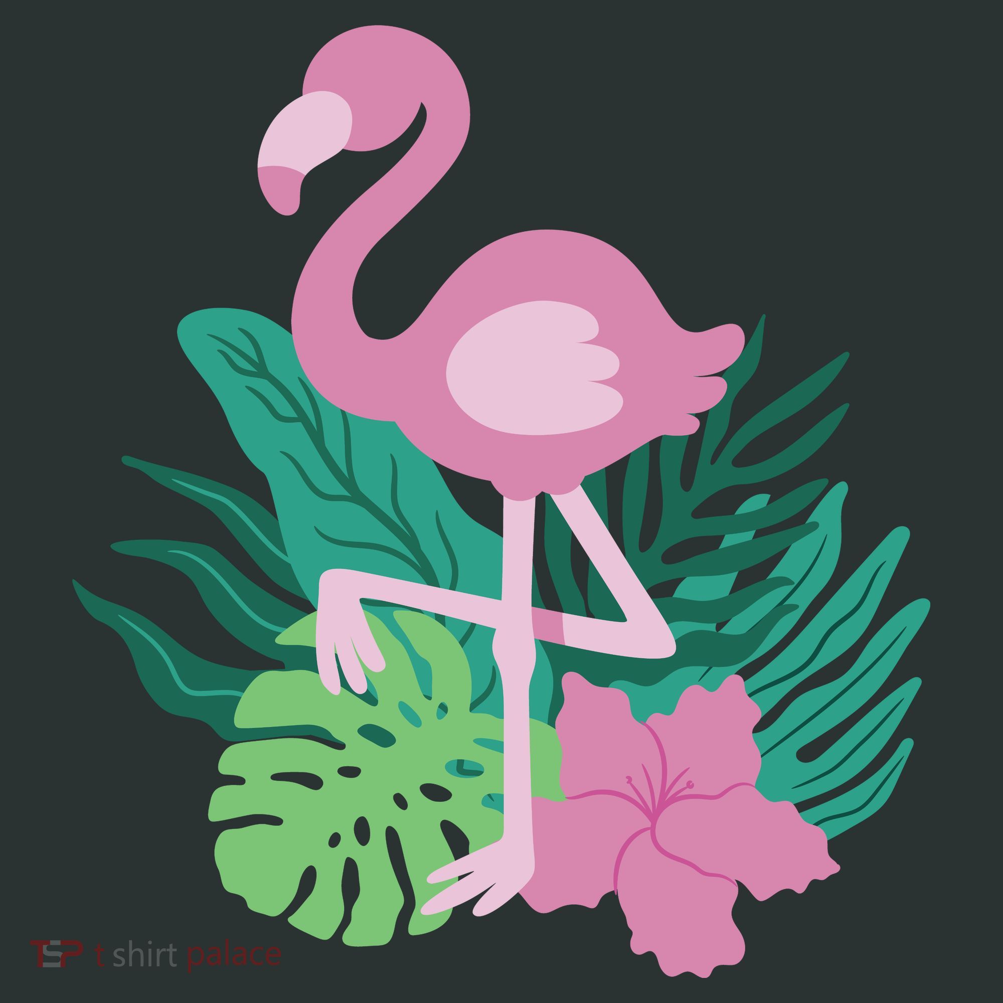 Tropical Flamingo Tank Top