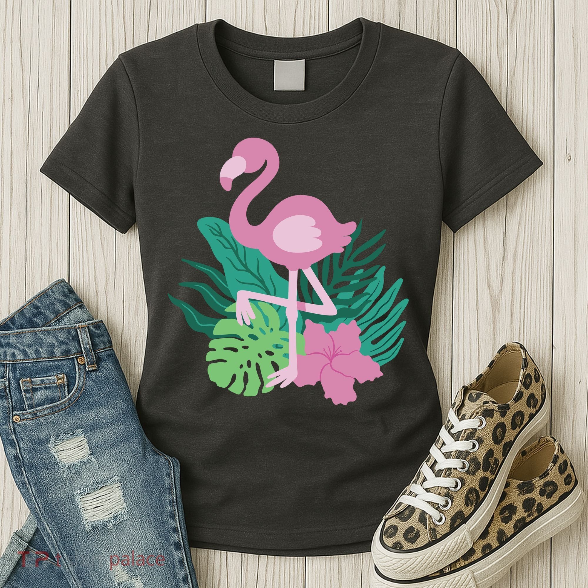 Tropical Flamingo Women's T-Shirt