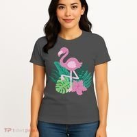 Tropical Flamingo Women's T-Shirt thumb 4