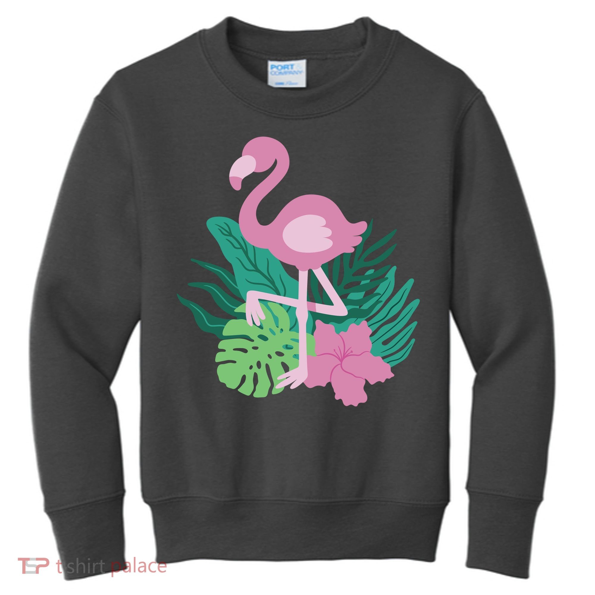Tropical Flamingo Kids Sweatshirt
