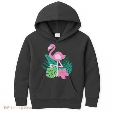Tropical Flamingo Kids Hoodie